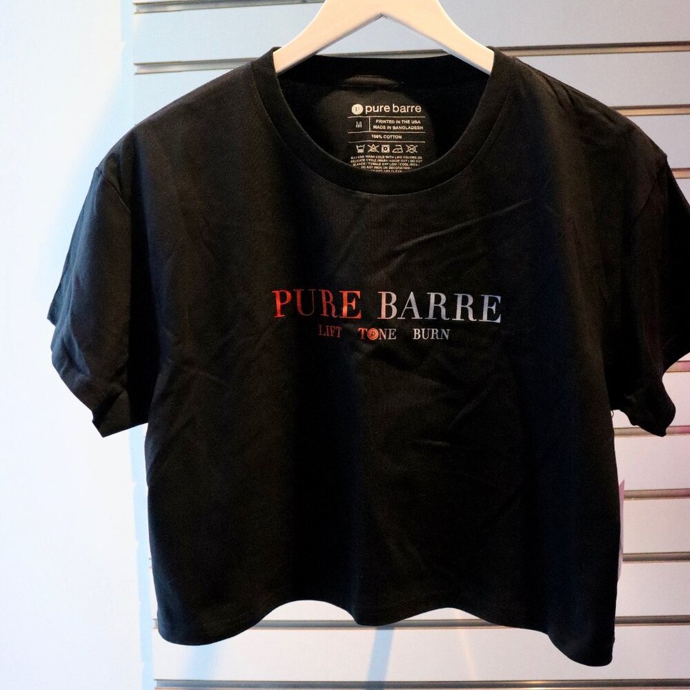 Pure Barre Tone Lift Burn Cropped Tee